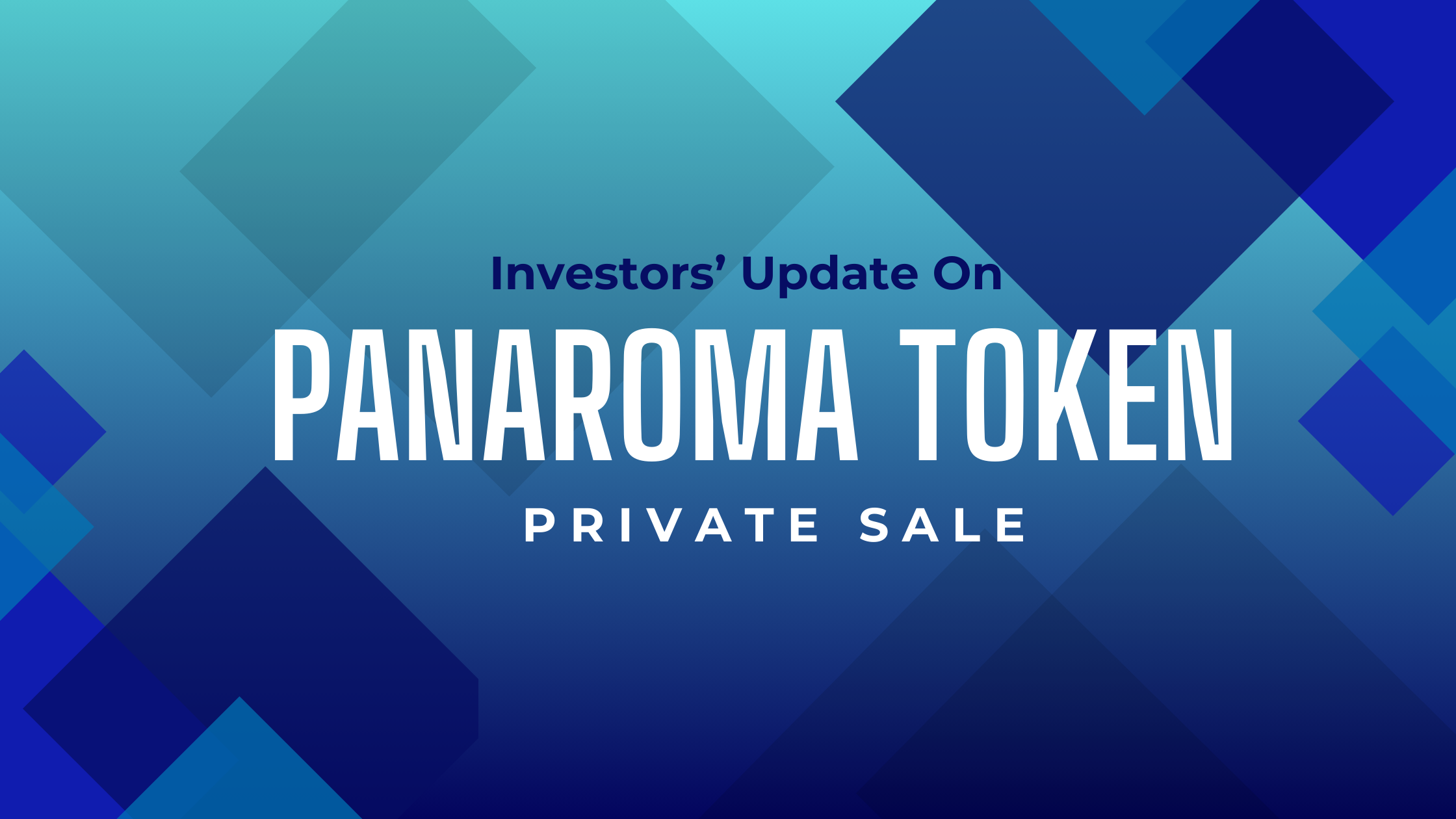 A Leap Forward: Panaroma Token Private Sale Investors’ Update 