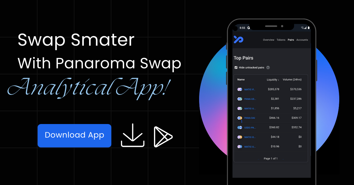 Aprofundați mai mult cu aplicația Panaroma Swap Analytics: Dezvăluirea perspectivelor pentru un mâine mai luminos